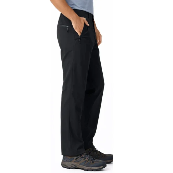 شلوار مردانه اسنوهاک مدل 6260 نمای روبرو رنگ مشکی