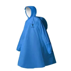 پانچو کوهنوردی کله گاوی آبی جا کوله دار