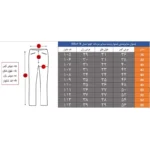 راهنمای سایز شلوار کوهنوردی مردانه Quechua SH520