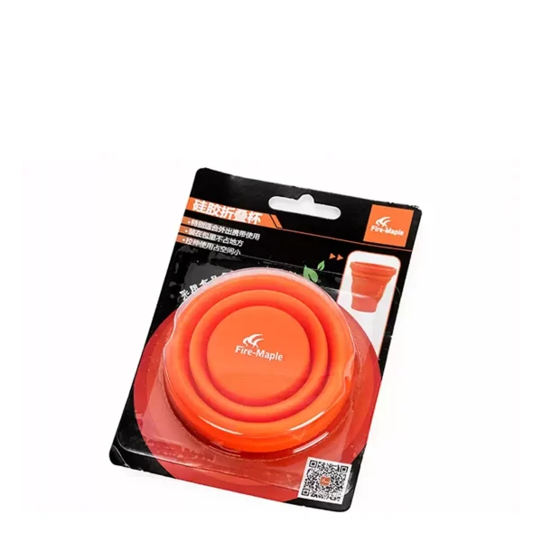 لیوان سیلیکون تاشو فایرمیپل بسته بندی