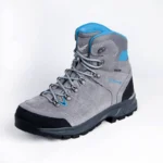 کفش اسنوهاک مدل روژان رنگ طوسی نمای روبرو