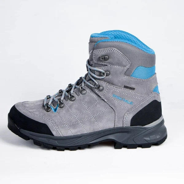 کفش اسنوهاک مدل روژان رنگ طوسی نمای روبرو