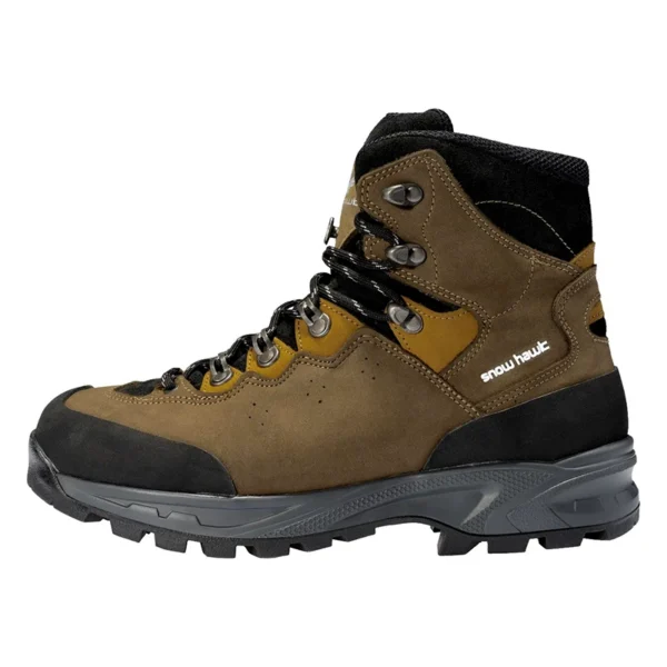 کفش اسنوهاک مدل سیروان نمای روبرو رنگ قهوه ای