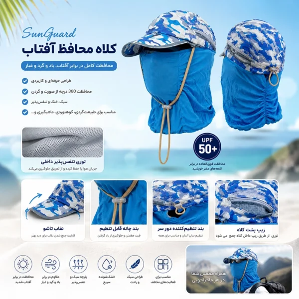کلاه محافظ آفتاب اورانوس Uranus ژرونال اصلی