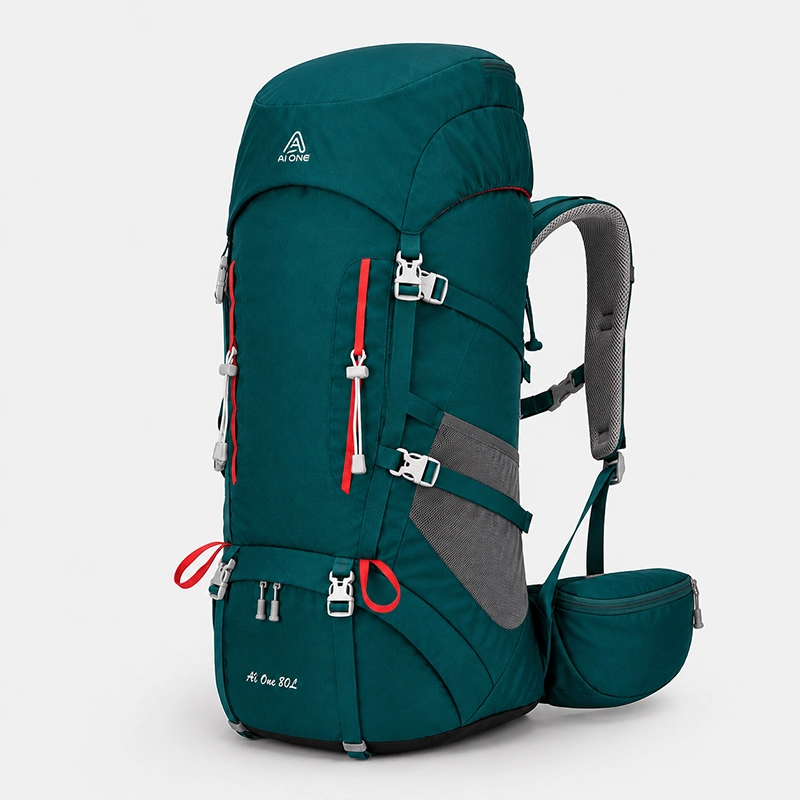 AI ONE 80L Mountaineering Backpack Waterproof Trekking Backpack کوله پشتی کوهنوردی AI ONE 80 لیتری | کوله ترکینگ ضد آب
